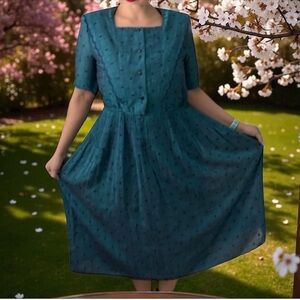 Vintage SOEN MODE Japanese Spring Dress Size 11